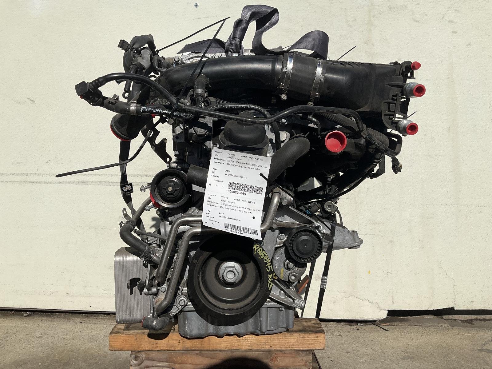 2017 Mercedes-Benz E-Class Engine Assembly