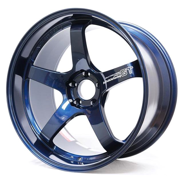 Advan GT Premium Wheel – 19×8.5 / Offset +42 / 5×100 (Racing Titanium Blue)