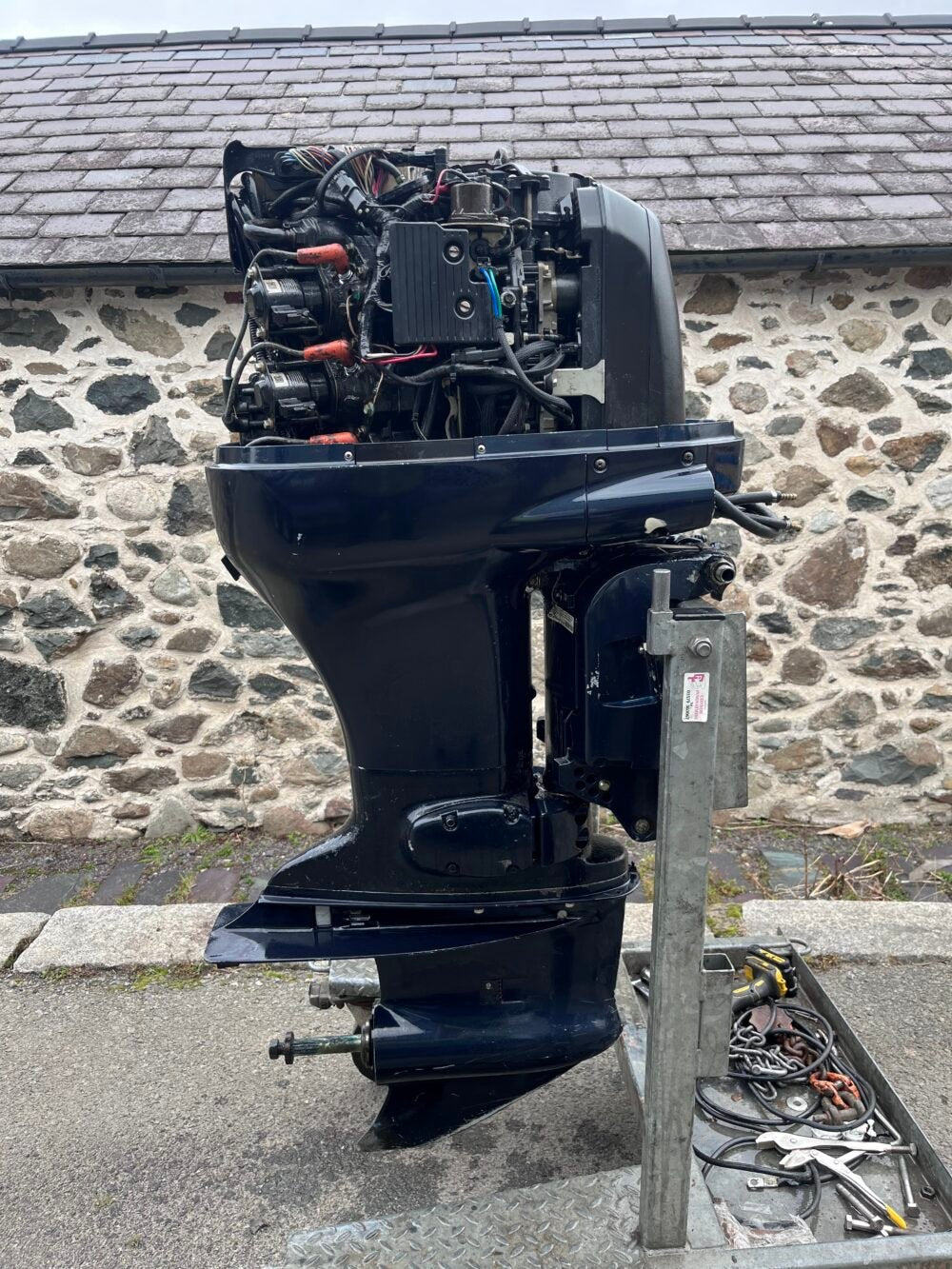 Used 135hp evinrude longshaft, remote control, electric star