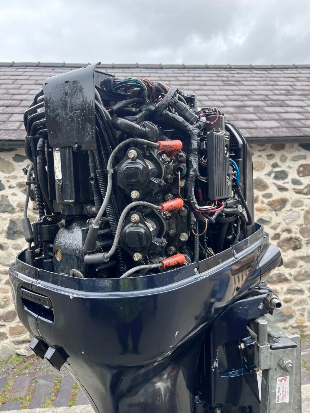 Used 135hp evinrude longshaft, remote control, electric star