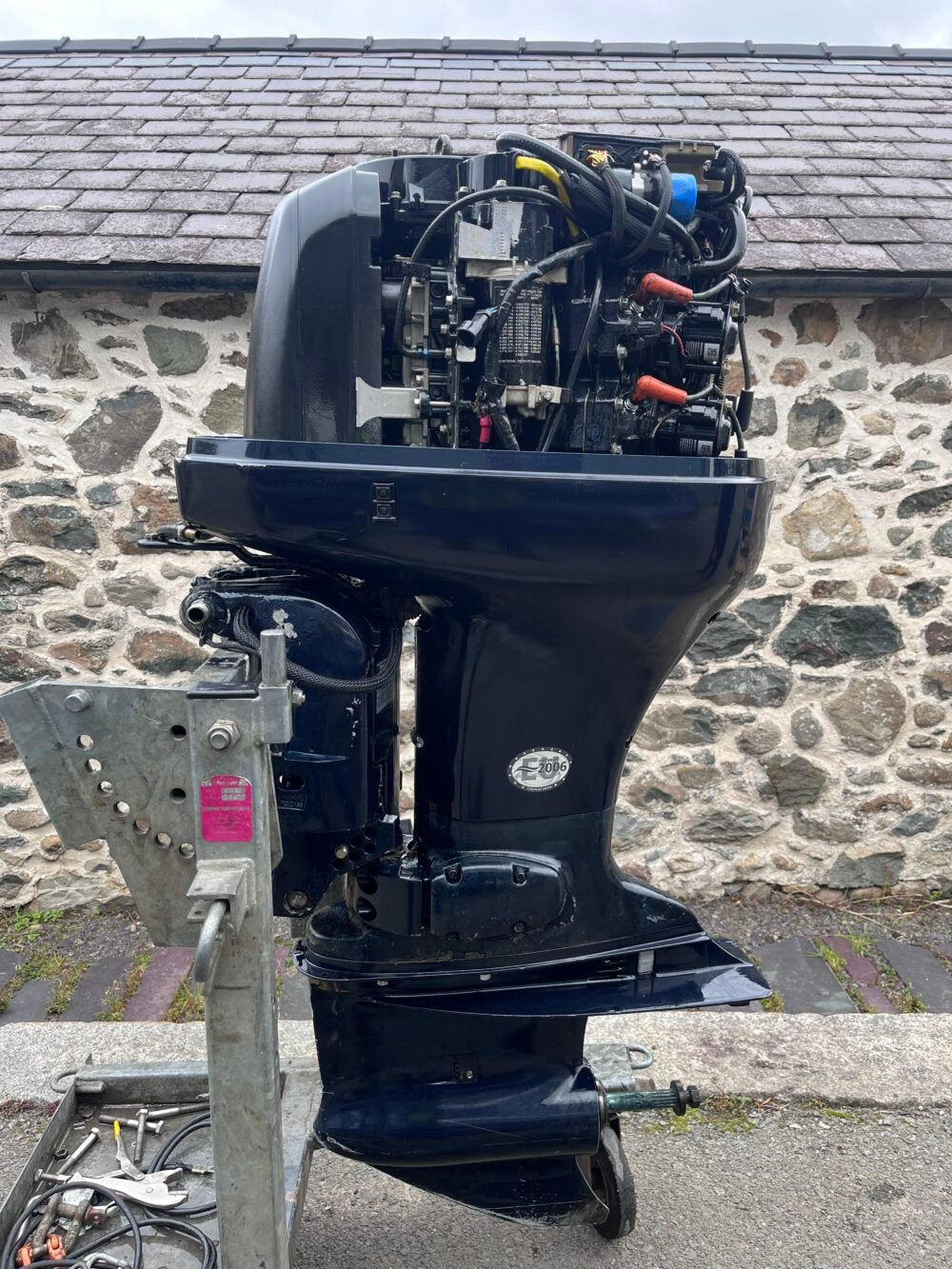 Used 135hp evinrude longshaft, remote control, electric star