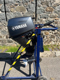 Used 9.8hp Orca- short shft, manual start, tiller control