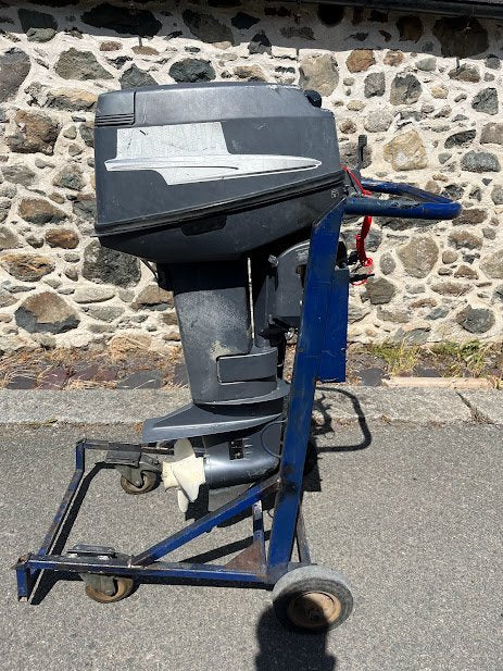 Used 20hp Yamaha 2 stroke, shortshaft, manual start, tiller control.