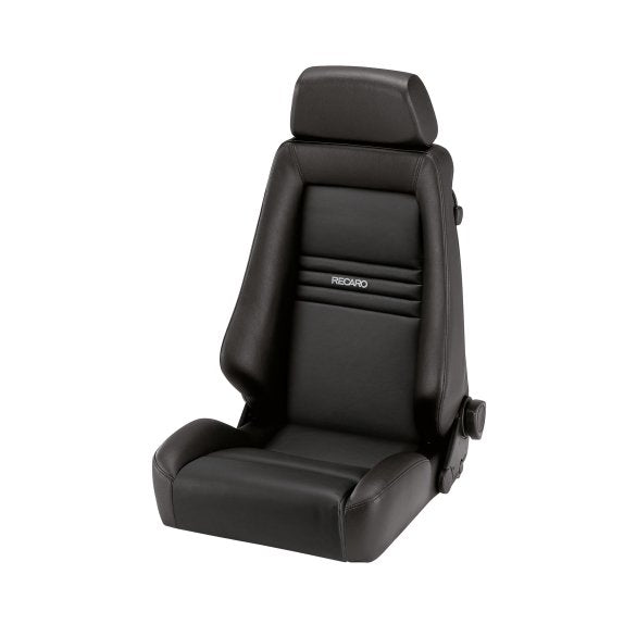 Recaro Specialist S Seat – Leather Black / Leather Black – Silver Logo