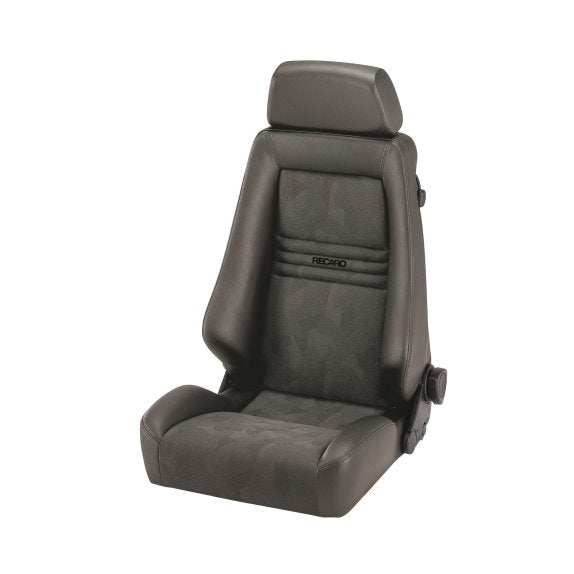 Recaro Specialist S Seat – Leather Medium Grey / Grey Artista – Black Logo