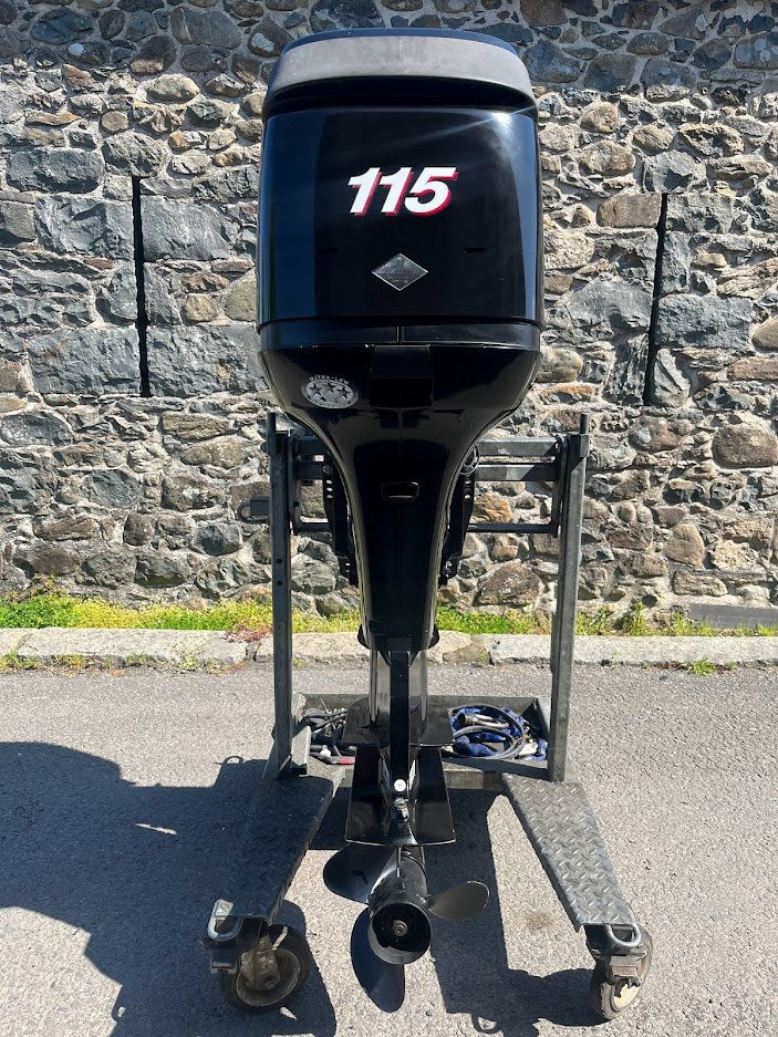 Used 115hp Mercury Optimax Outboard Xl shaf 2-stroke, direct injection remote control, PTT
