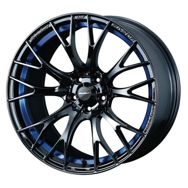 WedsSport SA-20R Wheel (Face F) – 18×7.5 / Offset +45 / 5×114.3 (Blue Light Chrome II)
