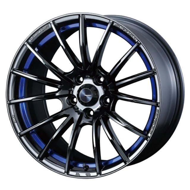 WedsSport SA-35R Wheel (Face MF) – 18×7.5 / Offset +45 / 5×100 (Blue Light Chrome II)